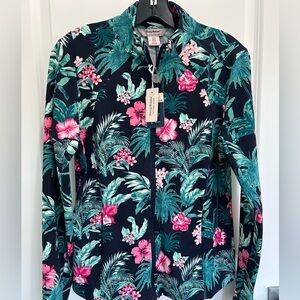 NEW WITH TAGS Tommy Bahama Zip Jacket Sz M